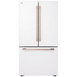LG Studio SRFB27W3 Counter Depth French Door Refrigerator, 36 inch Width, 26.5 cu. ft. Capacity, Counter Depth, Water Dispenser (Interior), Ice Dispenser (Freezer Located), ENERGY STAR Certified, White colour