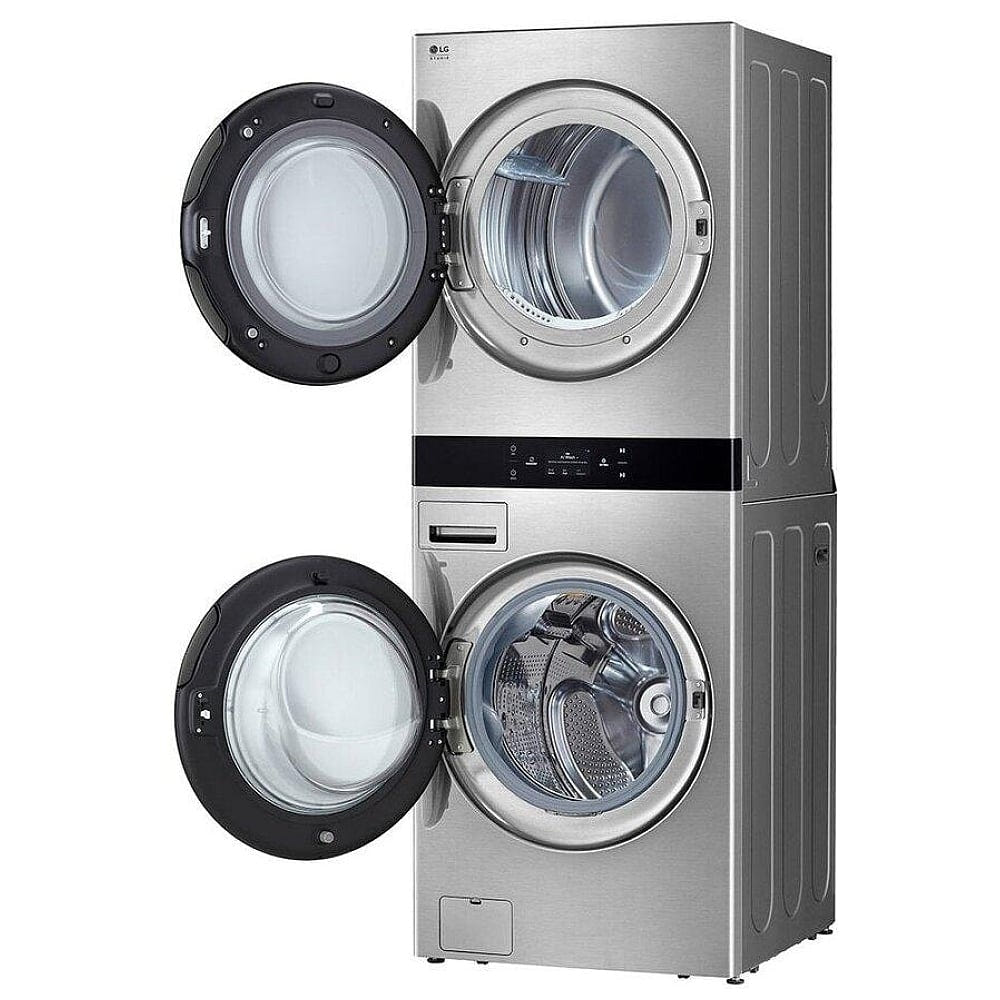 LG Studio SWWE50N3 27 inch Width Washer & Dryer Set, Stainless Steel colour