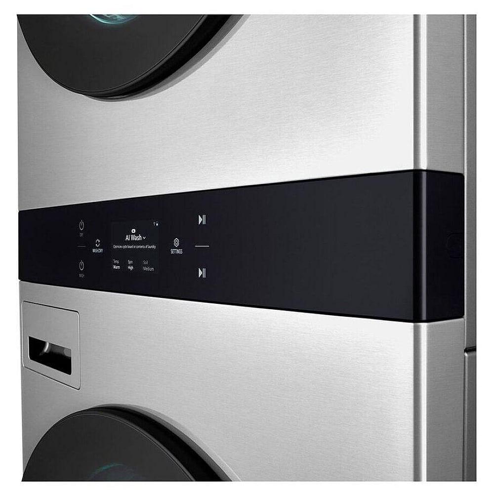 LG Studio SWWE50N3 27 inch Width Washer & Dryer Set, Stainless Steel colour