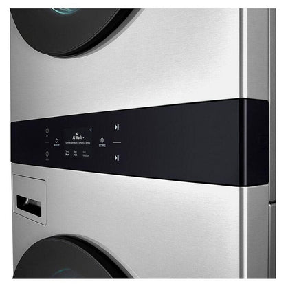 LG Studio SWWE50N3 27 inch Width Washer & Dryer Set, Stainless Steel colour