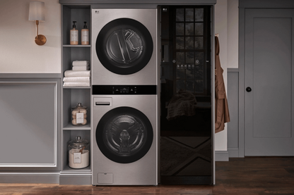 LG Studio SWWE50N3 27 inch Width Washer & Dryer Set, Stainless Steel colour
