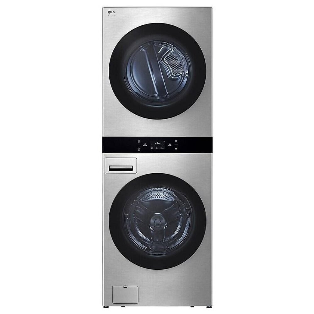 LG Studio SWWE50N3 27 inch Width Washer & Dryer Set, Stainless Steel colour