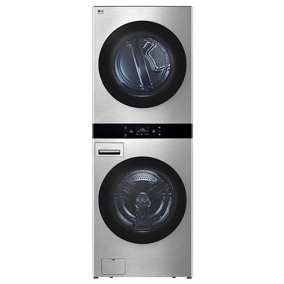 LG Studio SWWE50N3 27 inch Width Washer & Dryer Set, Stainless Steel colour