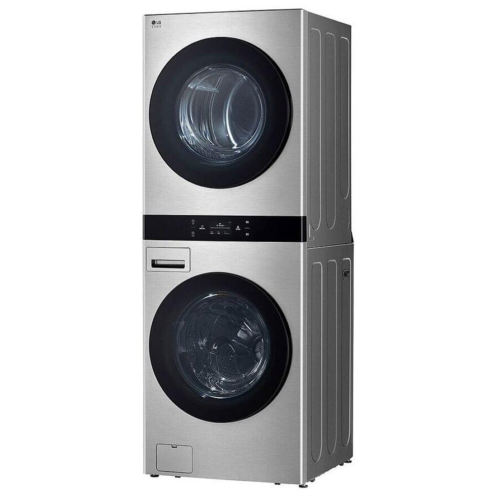 LG Studio SWWE50N3 27 inch Width Washer & Dryer Set, Stainless Steel colour