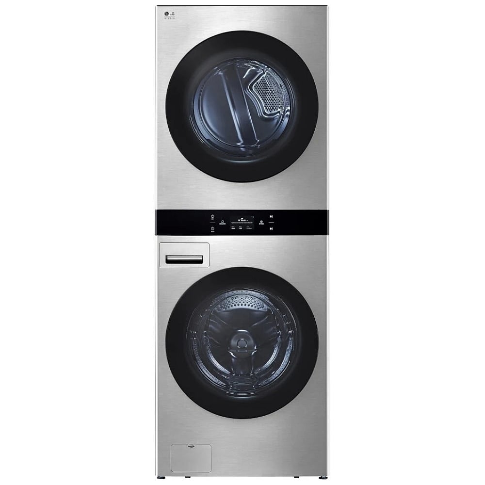 LG Studio SWWE50N3 27 inch Width Washer & Dryer Set, Stainless Steel colour