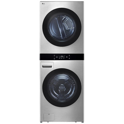LG Studio SWWE50N3 27 inch Width Washer & Dryer Set, Stainless Steel colour