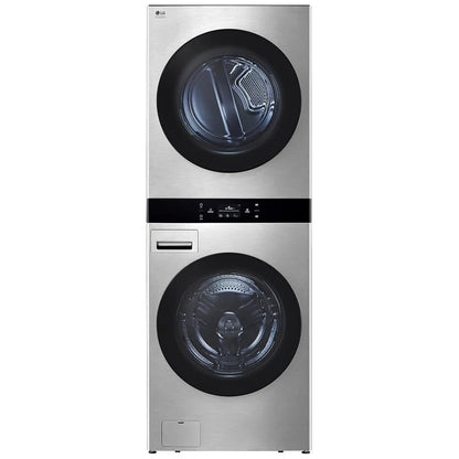 LG Studio SWWE50N3 27 inch Width Washer & Dryer Set, Stainless Steel colour