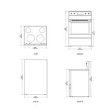 Vesta VRE-SASKATCHEWAN-30WH 30" Electric Ranges