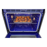 LG 4.7 cu. ft. Smart Single Wall Oven with Convection and Air Fry WSEP4723F air fry rack and food