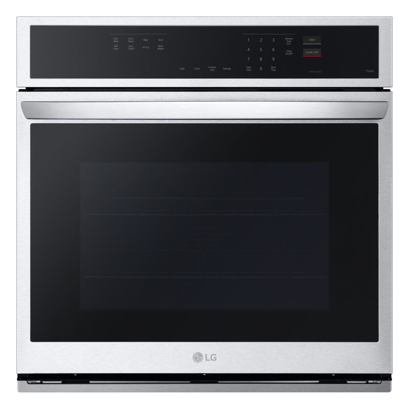 LG WSEP4723F Single Wall Oven, 30 inch Exterior Width, Convection, Self Clean, 4.7 cu. ft. Capacity, Wifi Enabled, Air Fry, Stainless Steel colour