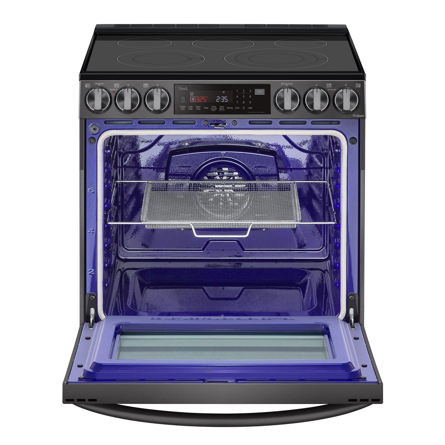 6.3 cu ft. Smart Wi-Fi Enabled ProBake Convection® InstaView™ Electric Slide-in Ranges with AirFry LSEL6335D