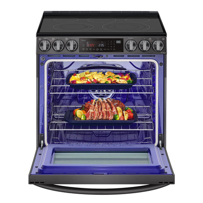 6.3 cu ft. Smart Wi-Fi Enabled ProBake Convection® InstaView™ Electric Slide-in Ranges with AirFry LSEL6335D