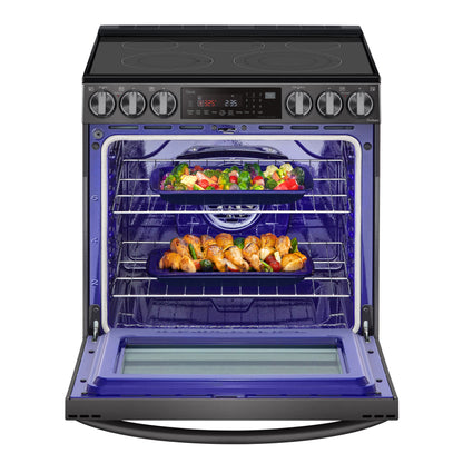 6.3 cu ft. Smart Wi-Fi Enabled ProBake Convection® InstaView™ Electric Slide-in Ranges with AirFry LSEL6335D