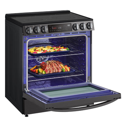 6.3 cu ft. Smart Wi-Fi Enabled ProBake Convection® InstaView™ Electric Slide-in Ranges with AirFry LSEL6335D