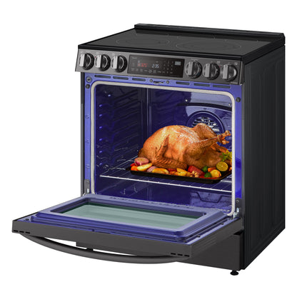 6.3 cu ft. Smart Wi-Fi Enabled ProBake Convection® InstaView™ Electric Slide-in Ranges with AirFry LSEL6335D