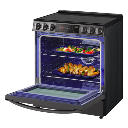 6.3 cu ft. Smart Wi-Fi Enabled ProBake Convection® InstaView™ Electric Slide-in Ranges with AirFry LSEL6335D