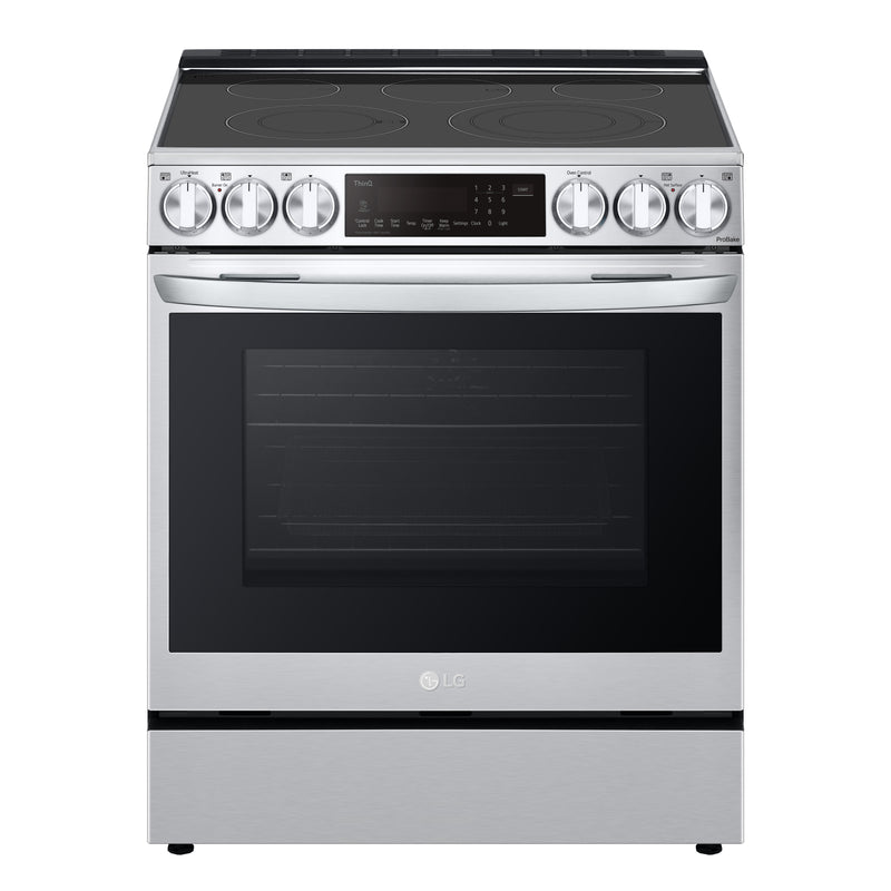 LG LSEL6335F 6.3 cu. ft. Smart Wi-Fi Enabled ProBake Convection Electric Slide-in Range with Air Fry
