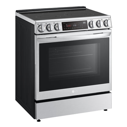 6.3 cu ft. Smart Wi-Fi Enabled ProBake Convection® InstaView™ Electric Slide-in Ranges with Air Fry LSEL6335F