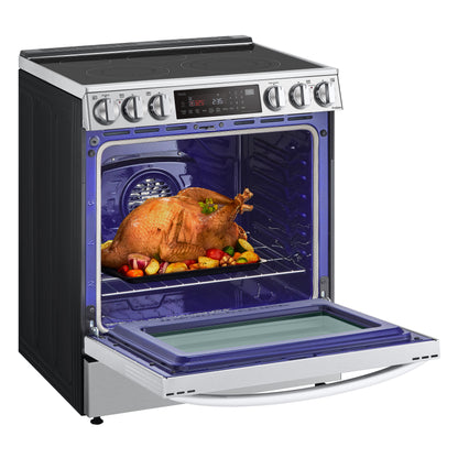 6.3 cu ft. Smart Wi-Fi Enabled ProBake Convection® InstaView™ Electric Slide-in Ranges with Air Fry LSEL6335F