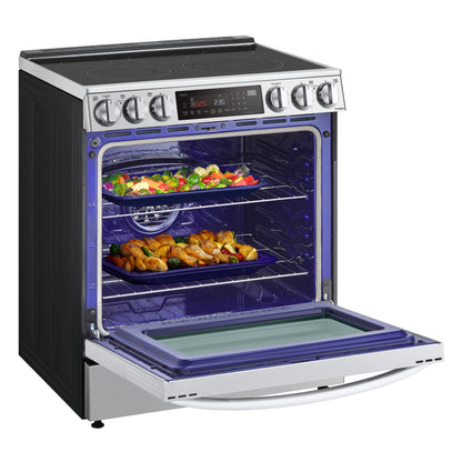 6.3 cu ft. Smart Wi-Fi Enabled ProBake Convection® InstaView™ Electric Slide-in Ranges with Air Fry LSEL6335F