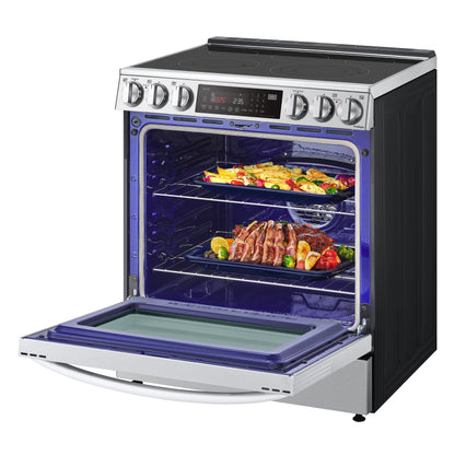6.3 cu ft. Smart Wi-Fi Enabled ProBake Convection® InstaView™ Electric Slide-in Ranges with Air Fry LSEL6335F