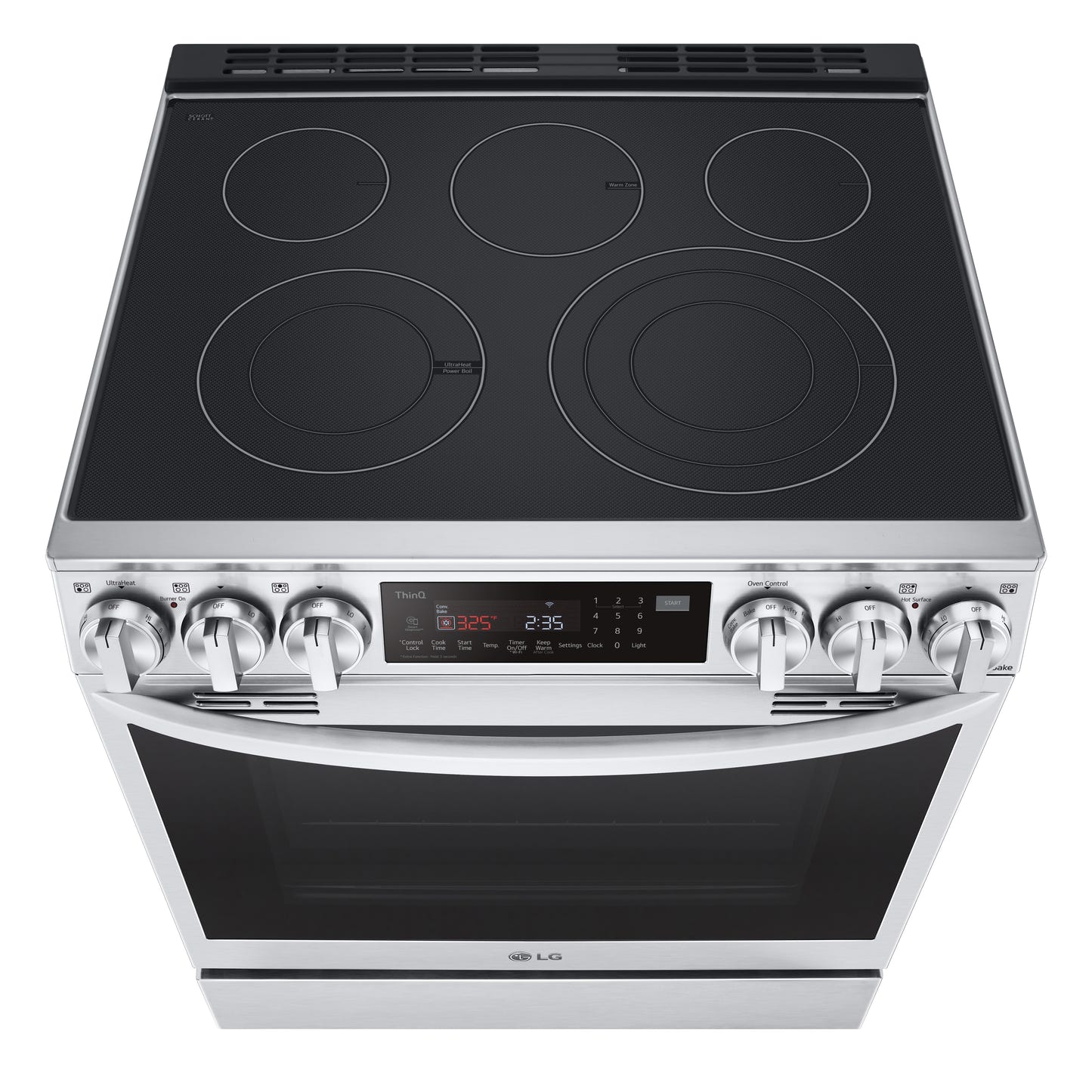 6.3 cu ft. Smart Wi-Fi Enabled ProBake Convection® InstaView™ Electric Slide-in Ranges with Air Fry LSEL6335F