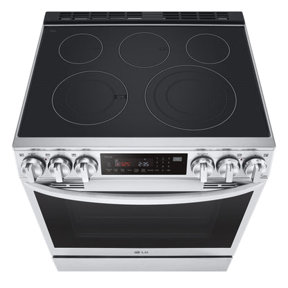 6.3 cu ft. Smart Wi-Fi Enabled ProBake Convection® InstaView™ Electric Slide-in Ranges with Air Fry LSEL6335F