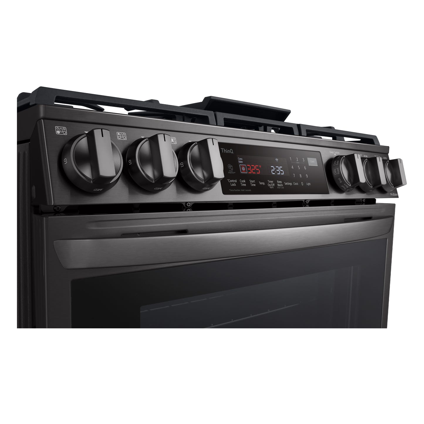 6.3 cu ft. Smart Wi-Fi Enabled ProBake Convection® InstaView™ Gas Slide-in Ranges with AirFry LSGL6335D