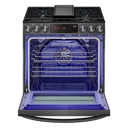 6.3 cu ft. Smart Wi-Fi Enabled ProBake Convection® InstaView™ Gas Slide-in Ranges with AirFry LSGL6335D