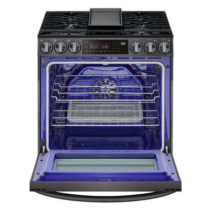 6.3 cu ft. Smart Wi-Fi Enabled ProBake Convection® InstaView™ Gas Slide-in Ranges with AirFry LSGL6335D