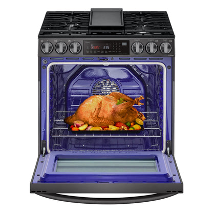 6.3 cu ft. Smart Wi-Fi Enabled ProBake Convection® InstaView™ Gas Slide-in Ranges with AirFry LSGL6335D
