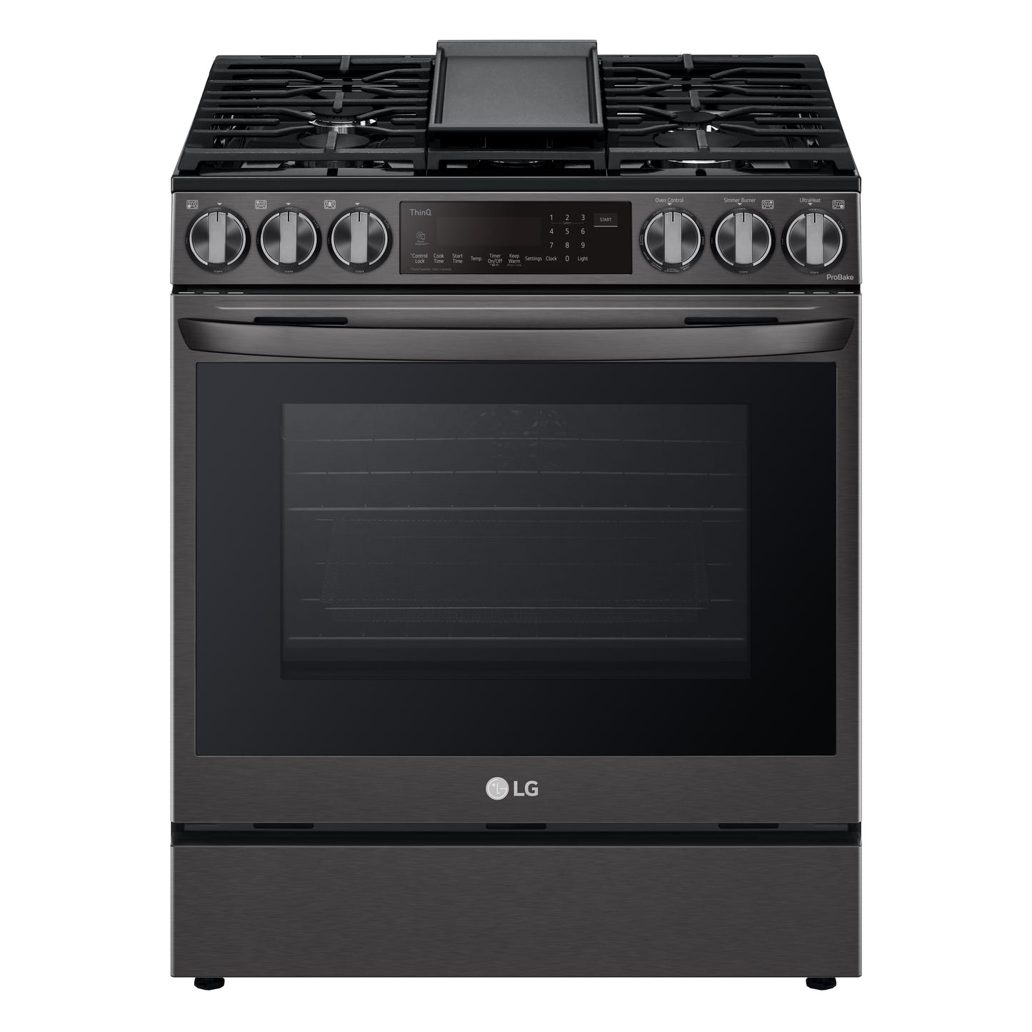 6.3 cu ft. Smart Wi-Fi Enabled ProBake Convection® InstaView™ Gas Slide-in Ranges with AirFry LSGL6335D