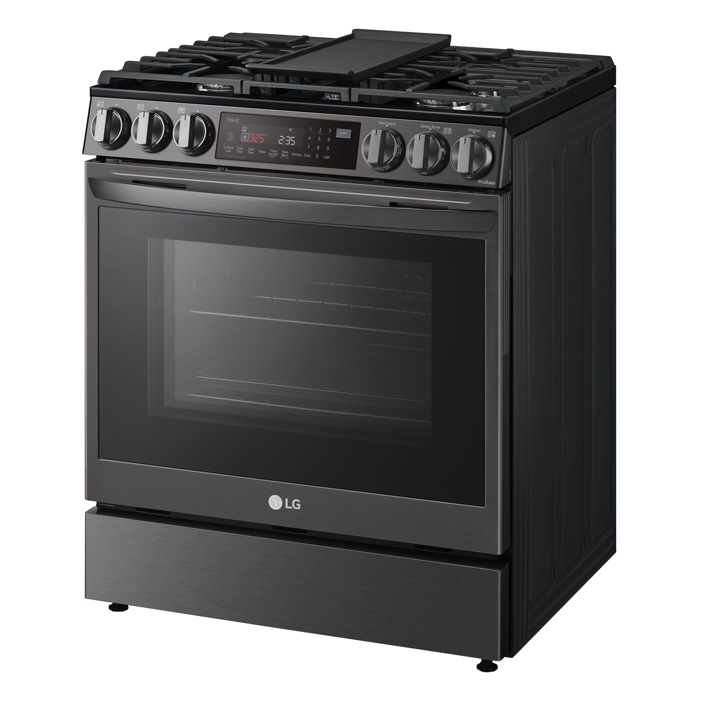 6.3 cu ft. Smart Wi-Fi Enabled ProBake Convection® InstaView™ Gas Slide-in Ranges with AirFry LSGL6335D