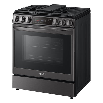6.3 cu ft. Smart Wi-Fi Enabled ProBake Convection® InstaView™ Gas Slide-in Ranges with AirFry LSGL6335D