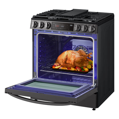 6.3 cu ft. Smart Wi-Fi Enabled ProBake Convection® InstaView™ Gas Slide-in Ranges with AirFry LSGL6335D