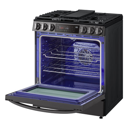 6.3 cu ft. Smart Wi-Fi Enabled ProBake Convection® InstaView™ Gas Slide-in Ranges with AirFry LSGL6335D
