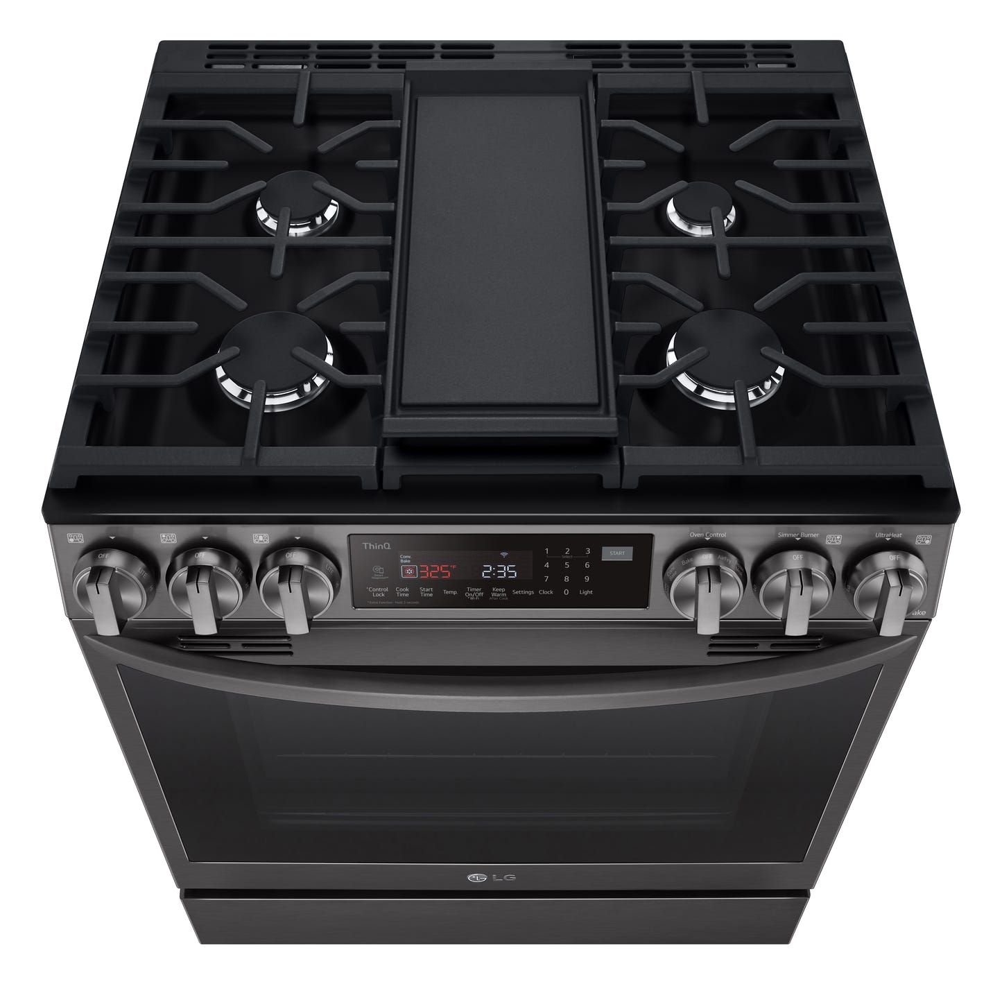 6.3 cu ft. Smart Wi-Fi Enabled ProBake Convection® InstaView™ Gas Slide-in Ranges with AirFry LSGL6335D