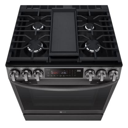 6.3 cu ft. Smart Wi-Fi Enabled ProBake Convection® InstaView™ Gas Slide-in Ranges with AirFry LSGL6335D