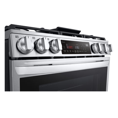 6.3 cu ft. Smart Wi-Fi Enabled ProBake Convection® InstaView™ Gas Slide-in Ranges with Air Fry LSGL6335F