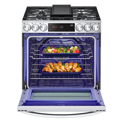 6.3 cu ft. Smart Wi-Fi Enabled ProBake Convection® InstaView™ Gas Slide-in Ranges with Air Fry LSGL6335F
