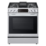 LG LSGL6335F Gas Range, 30 inch Exterior Width, Self Clean, Convection, 5 Burners, 6.3 cu. ft. Capacity, Storage Drawer, Air Fry