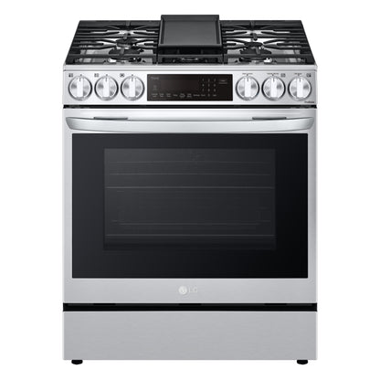6.3 cu ft. Smart Wi-Fi Enabled ProBake Convection® InstaView™ Gas Slide-in Ranges with Air Fry LSGL6335F
