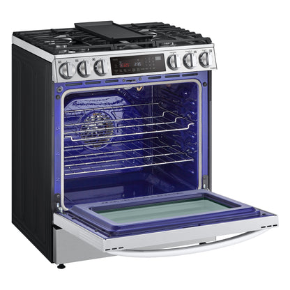 6.3 cu ft. Smart Wi-Fi Enabled ProBake Convection® InstaView™ Gas Slide-in Ranges with Air Fry LSGL6335F