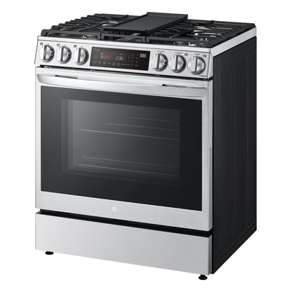 6.3 cu ft. Smart Wi-Fi Enabled ProBake Convection® InstaView™ Gas Slide-in Ranges with Air Fry LSGL6335F
