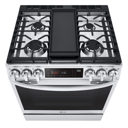 6.3 cu ft. Smart Wi-Fi Enabled ProBake Convection® InstaView™ Gas Slide-in Ranges with Air Fry LSGL6335F