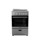 Vesta South Dakota 24" Electric Range, Silver Colour