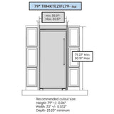 Frigidaire TRMKTEZ1FL79 Refrigerator / Freezer Trim Kit