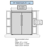 Frigidaire TRMKTEZ2FL79 Refrigerator / Freezer Trim Kit detail
