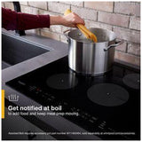 Whirlpool UCIG245KBL Induction Cooktop, 24 inch Exterior Width, 4 Burners, 3,000 W Highest Element, Black colour