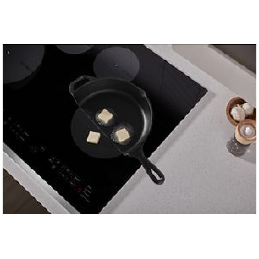 Whirlpool UCIG245KBL Induction Cooktop, 24 inch Exterior Width, 4 Burners, 3,000 Highest Burner Element (Watts), Black colour